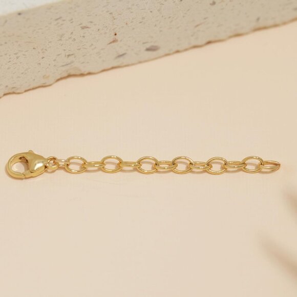 Women Men 14K Gold Filled Silver Jewelry Extender 2 4 6" Adjustable Strong Durab - Picture 3 of 6